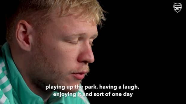 Aaron Ramsdale's first football memories